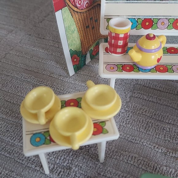 Mary Engelbreit Doll 1997  Rosie's Garden Play Set ME INK 5" Vtg - Picture 9 of 14